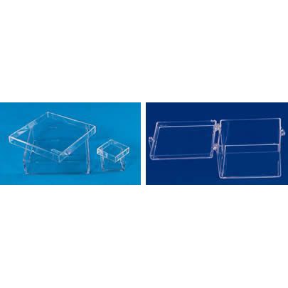 Plastic boxes, square S1