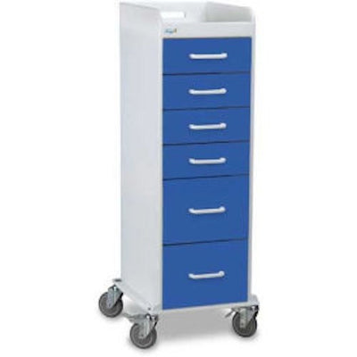 TrippNT tall locking 6-drawer carts