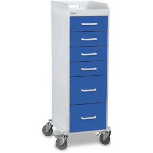 TrippNT tall locking 6-drawer carts