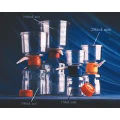 Disposable vacuum filter units, 250ml funnel