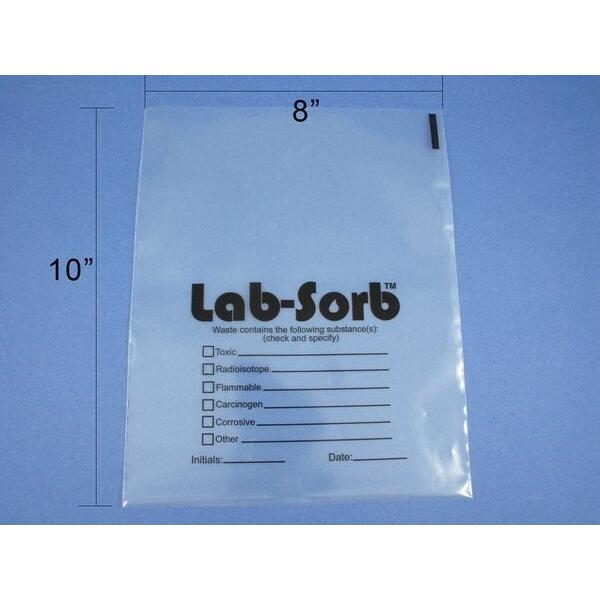 Lab-Sorb liquid and solid waste disposal system