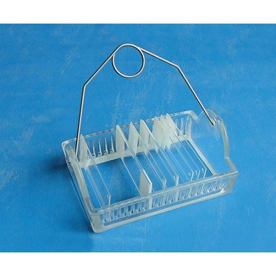 Wheaton glass slide racks with handle