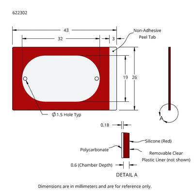 CoverWell slide adhesive perfusion chambers
