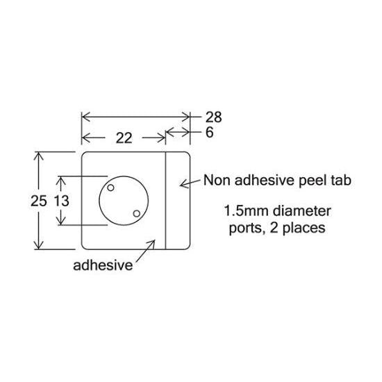 HybriWell slide adhesive sealing chambers