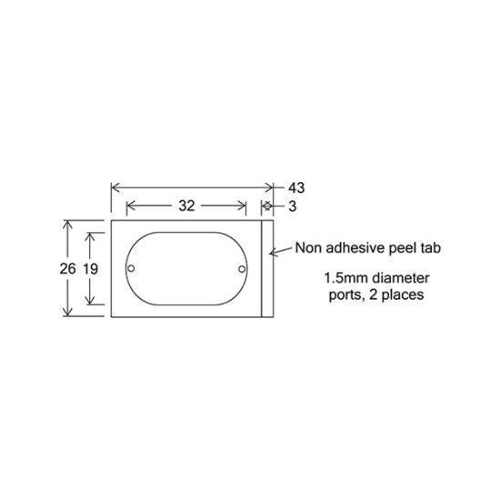HybriWell slide adhesive sealing chambers