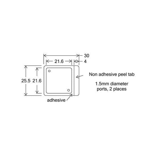 HybriWell slide adhesive sealing chambers