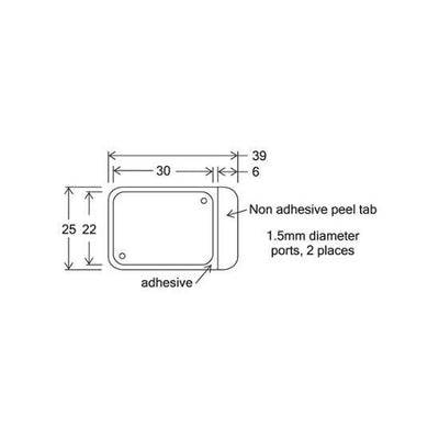 HybriWell slide adhesive sealing chambers