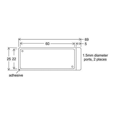 HybriWell slide adhesive sealing chambers