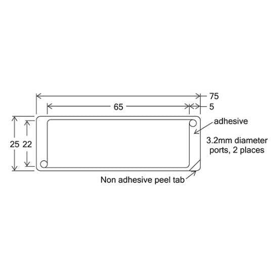 HybriWell slide adhesive sealing chambers