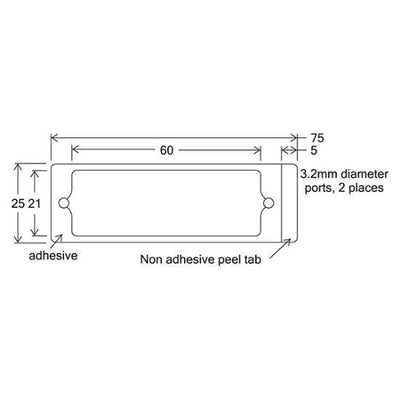 HybriWell slide adhesive sealing chambers