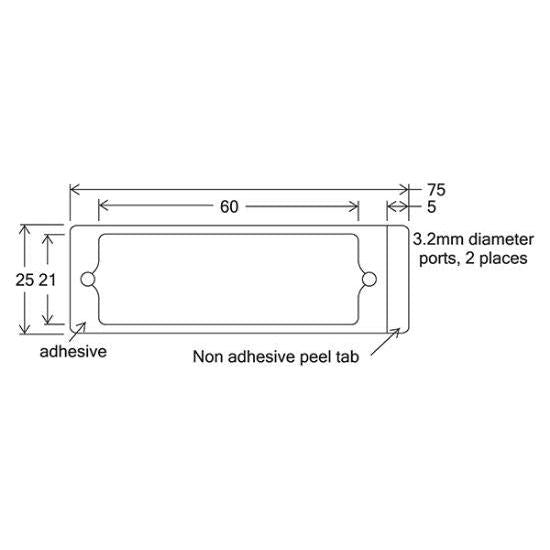 HybriWell slide adhesive sealing chambers