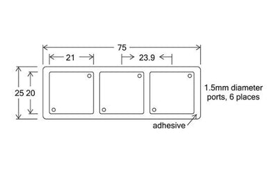 HybriWell slide adhesive sealing chambers