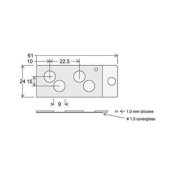 CultureWell chamber coverglass