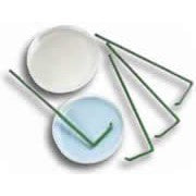 Cell spreader, L shaped, disposable, green