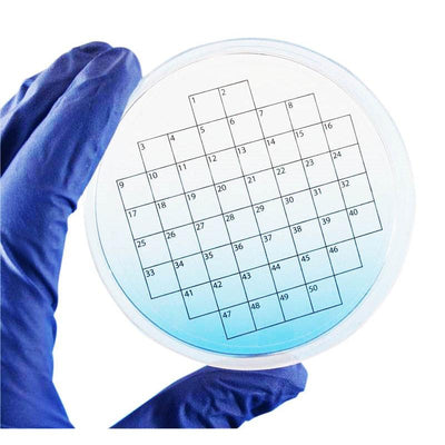 PetriStickers petri dish quadrant stickers