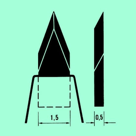 Meyco diamond dissecting knives