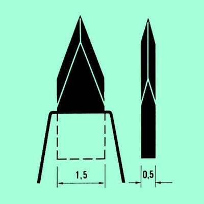 Meyco diamond dissecting knives