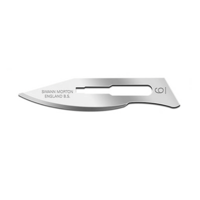 Swann-Morton carbon steel scalpel blades, non-sterile (EMS)