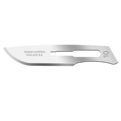 Swann-Morton stainless steel scalpel blades, sterile (EMS)