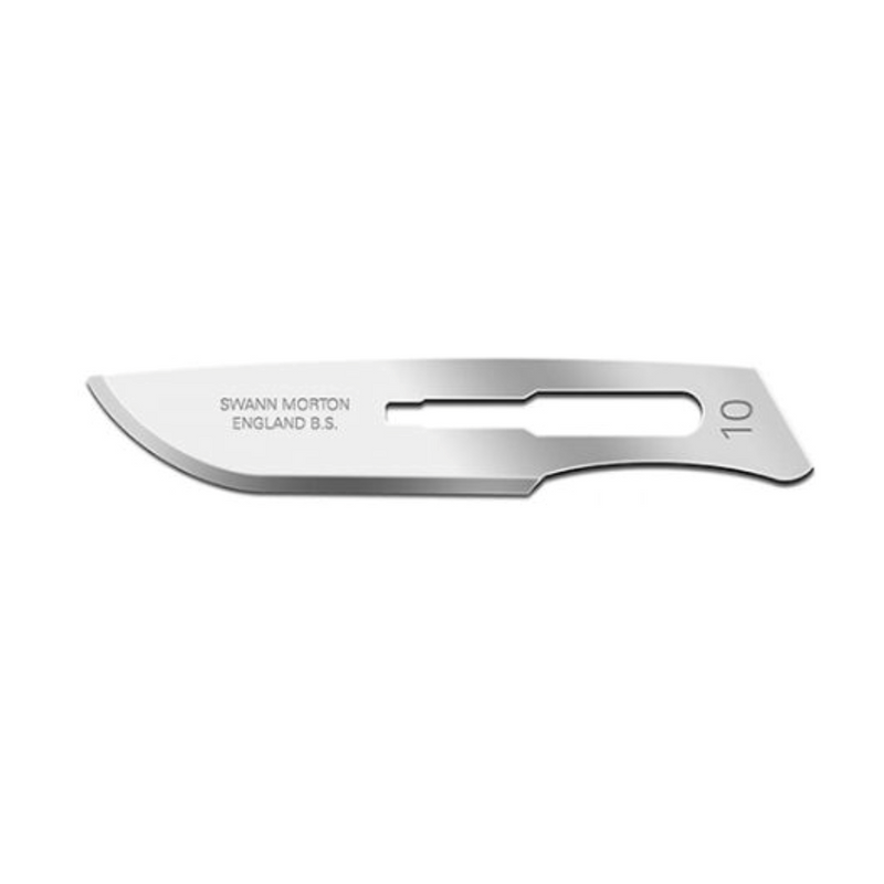 Swann-Morton carbon steel scalpel blades, non-sterile (EMS)