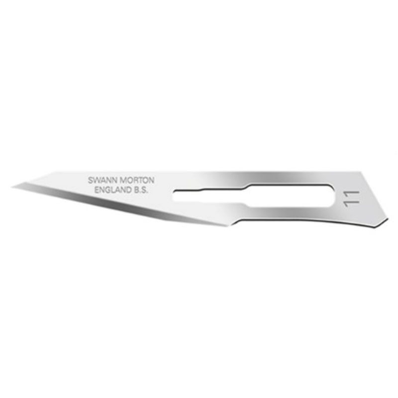 Swann-Morton carbon steel scalpel blades, non-sterile (EMS)