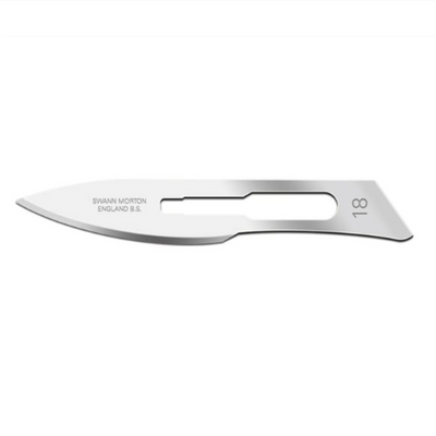 Swann-Morton carbon steel scalpel blades, non-sterile (EMS)
