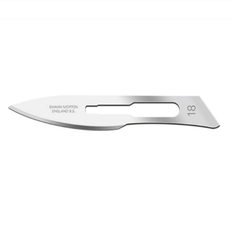 Swann-Morton carbon steel scalpel blades, non-sterile (EMS)