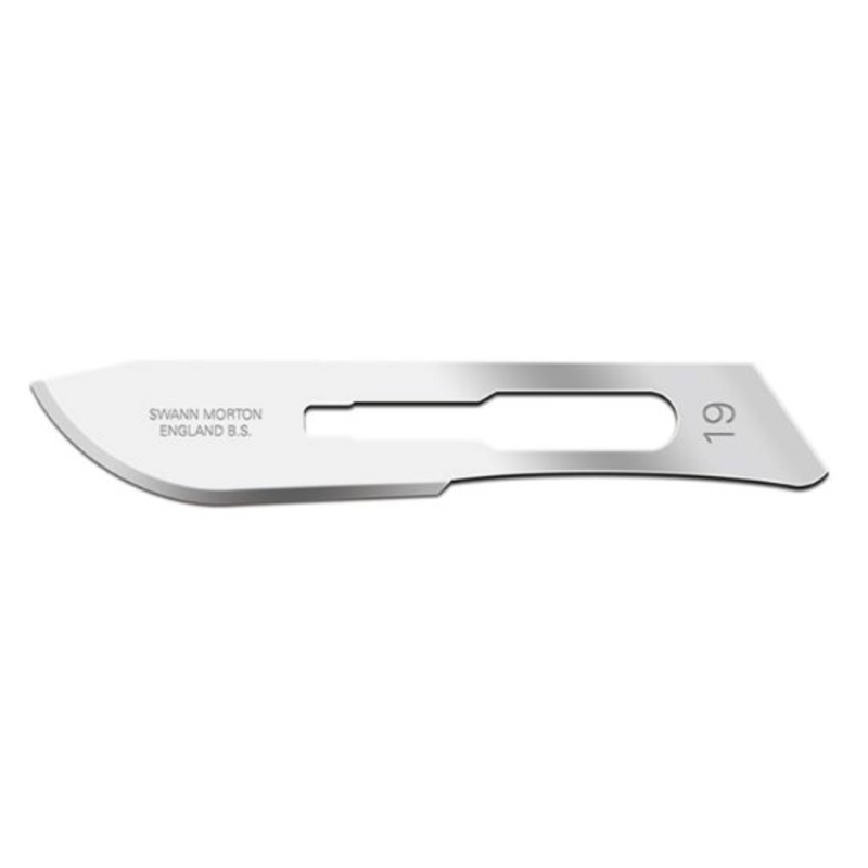 Swann-Morton stainless steel scalpel blades, sterile (EMS)