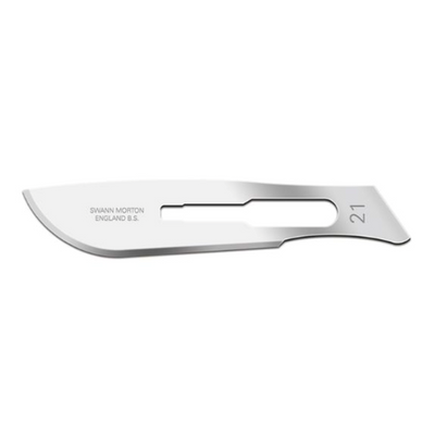 Swann-Morton carbon steel scalpel blades, non-sterile (EMS)