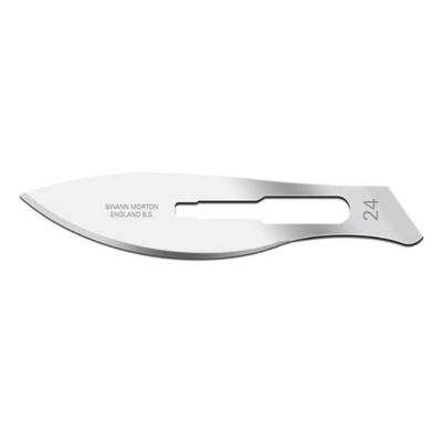 Swann-Morton carbon steel scalpel blades, non-sterile (EMS)