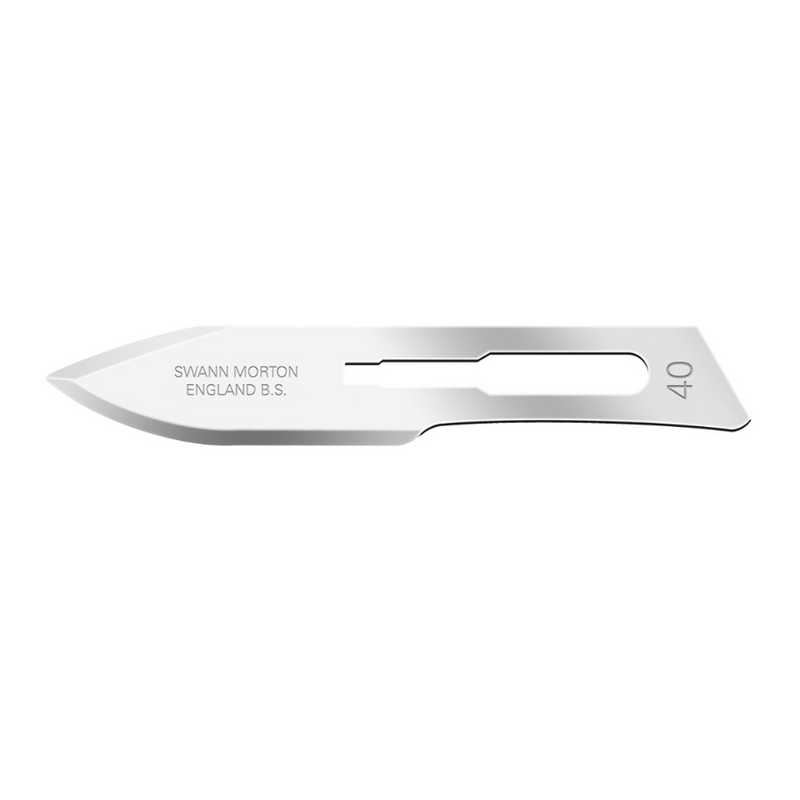 Swann-Morton carbon steel scalpel blades, non-sterile (EMS)