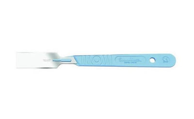 Swann-Morton stainless steel scalpels with plastic handle, sterile (EMS)