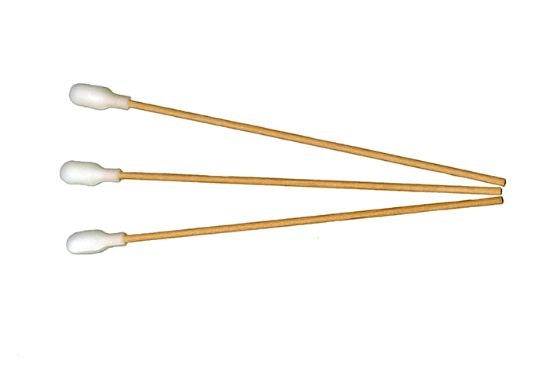 Foam-tipped applicators, wooden