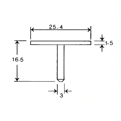 SEM specimen mount for AMRAY 1000/1200, pin mount