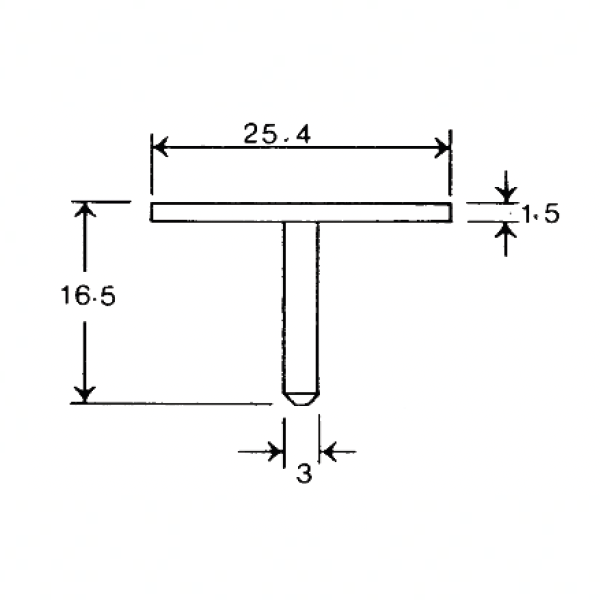 SEM specimen mount for AMRAY 1000/1200, pin mount