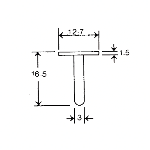 SEM specimen mounts for AMRAY 1000/1200/1400, pin mount