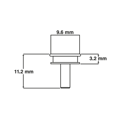 SEM grooved specimen mounts, pin mount