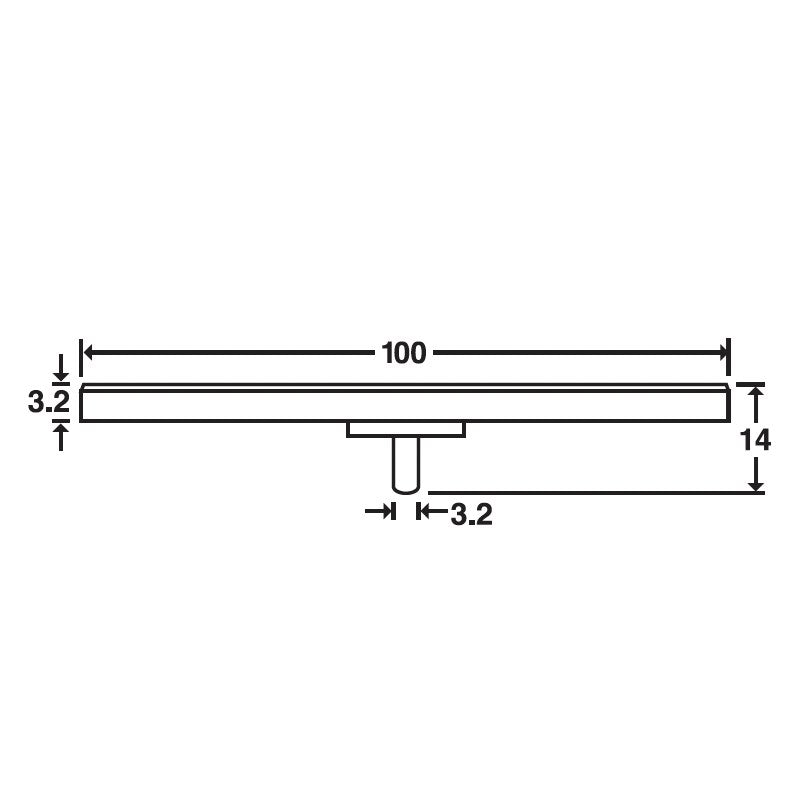 SEM large specimen mount, pin mount