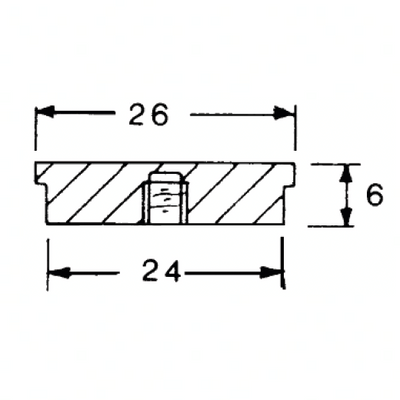 SEM medium specimen mounts, M4 cylinder (EMS)