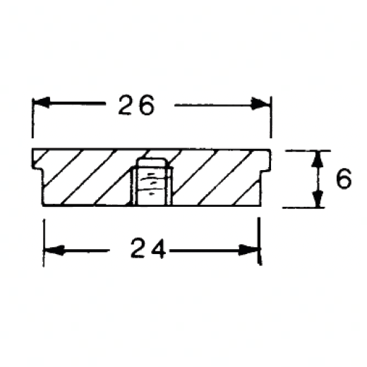 SEM medium specimen mounts, M4 cylinder (EMS)
