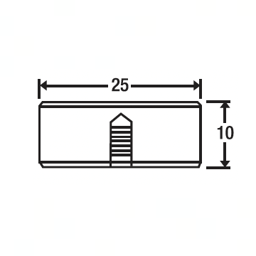 SEM medium specimen mounts, M4 cylinder (EMS)