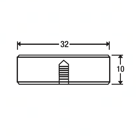 SEM medium specimen mounts, M4 cylinder (EMS)