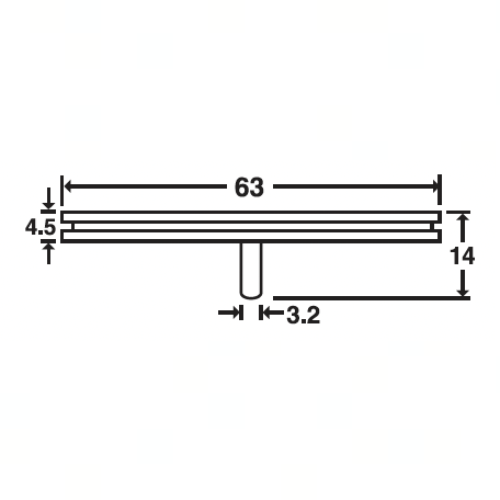 SEM large specimen mounts, pin mount (EMS)