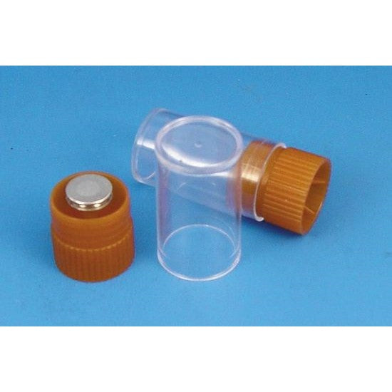 SEM specimen mount storage tubes, single pin mount