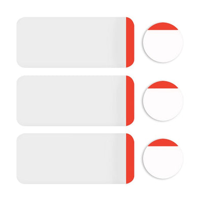 Colour coded dual Tough-Tags