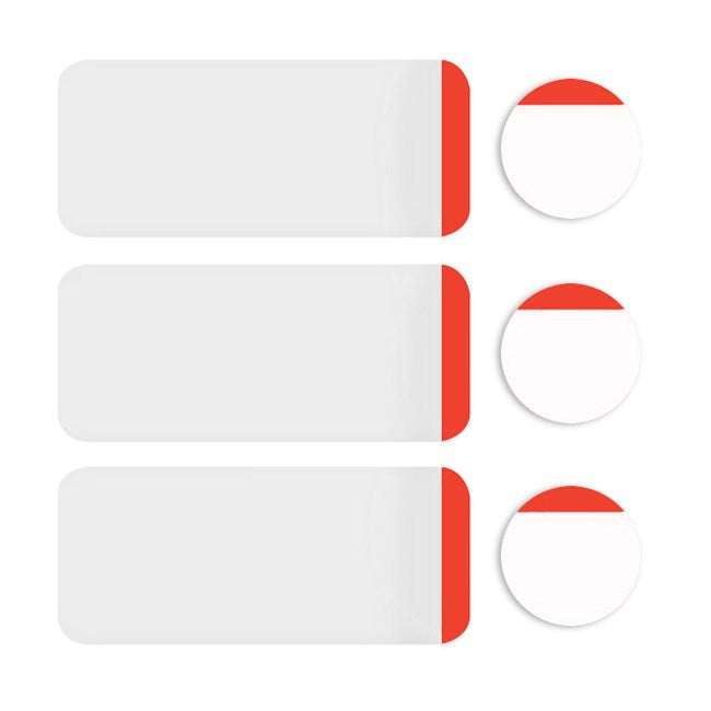 Colour coded dual Tough-Tags