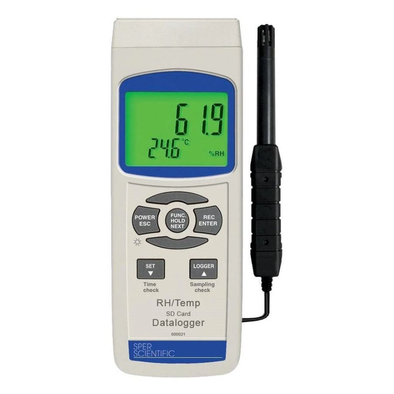 RH/temperature datalogger with SD card
