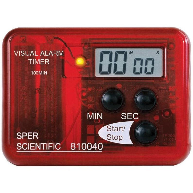 Visual alarm timer