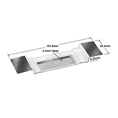 Alumina coated tungsten evaporation boats