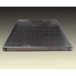 Workstation active air isolation platforms, stainless steel